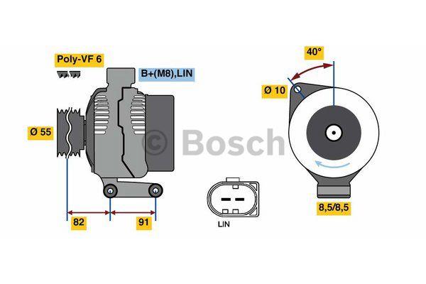 Alternator Bosch 0 986 080 810