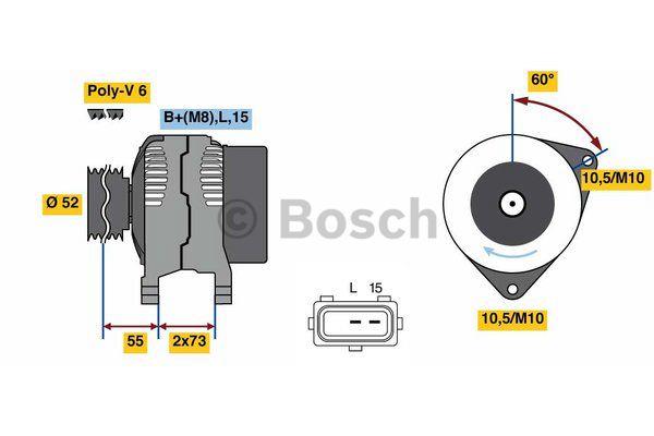 Alternator Bosch 0 986 080 920