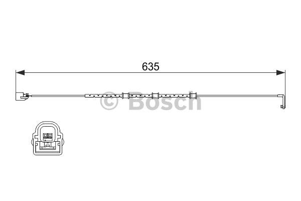 Brake pad fitting kit Bosch 1 987 474 515