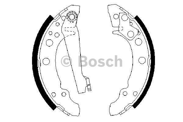 Bosch Brake shoe set – price 84 PLN