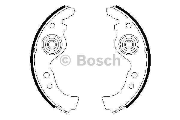 Brake shoe set Bosch 0 986 487 030