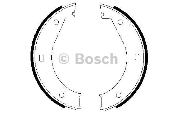 Bosch Parking brake shoes – price 94 PLN