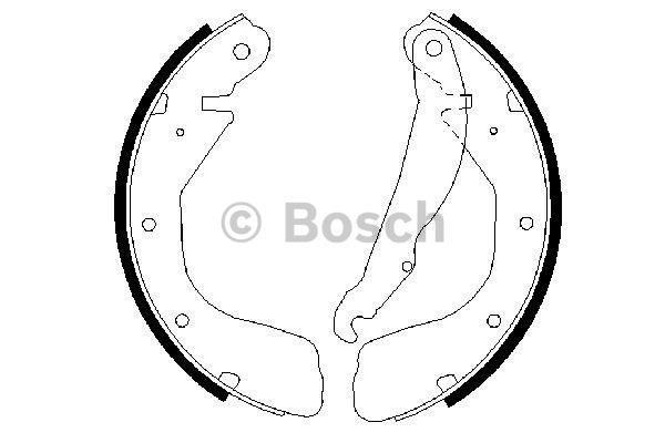 Bosch Brake shoe set – price 99 PLN