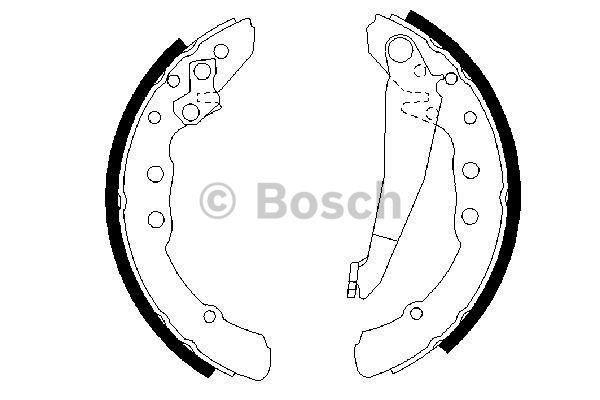 Brake shoe set Bosch 0 986 487 281