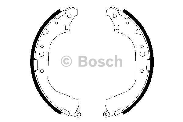 Brake shoe set Bosch 0 986 487 354