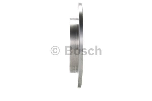 Rear brake disc, non-ventilated Bosch 0 986 478 344