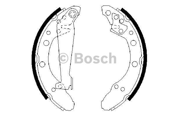 Bosch Brake shoe set – price [object Object] PLN