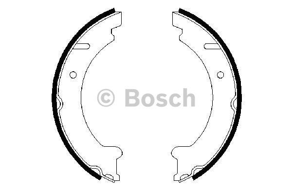 Bosch Handbrake shoes – price 85 PLN