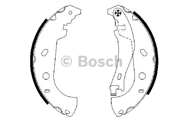 Bosch Brake shoe set – price 111 PLN