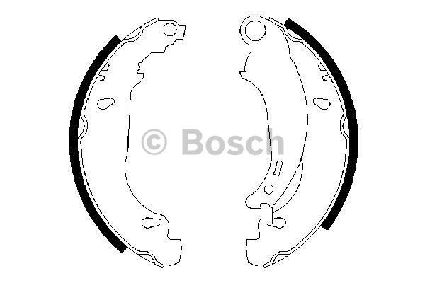 Bosch Brake shoe set – price 79 PLN