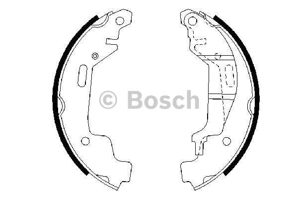 Bosch Brake shoe set – price