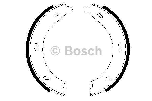 Bosch Parking brake shoes – price 98 PLN