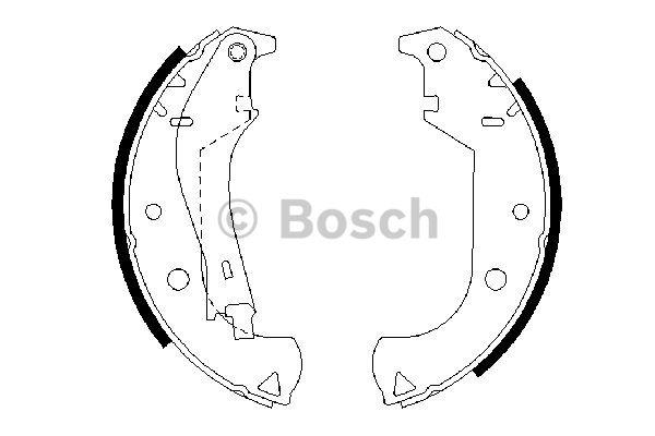 Bosch Brake shoe set – price 109 PLN