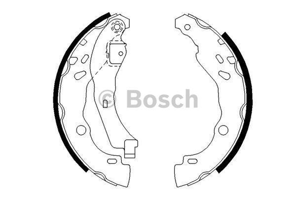 Bosch Brake shoe set – price 104 PLN