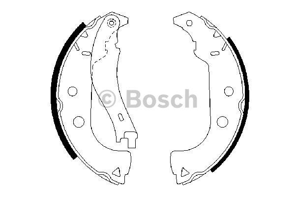 Bosch Brake shoe set – price 143 PLN