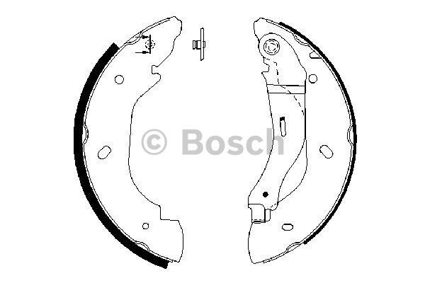 Bosch Brake shoe set – price 188 PLN