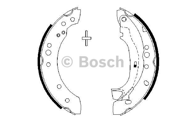 Bosch Brake shoe set – price [object Object] PLN