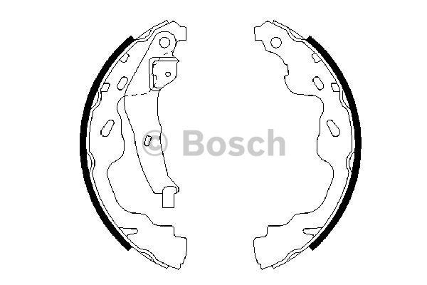 Bosch Brake shoe set – price 116 PLN