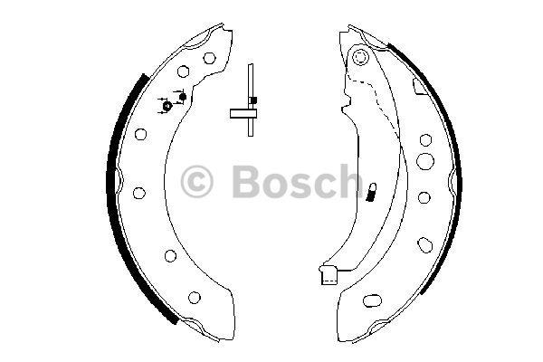 Bosch Brake shoe set – price 109 PLN
