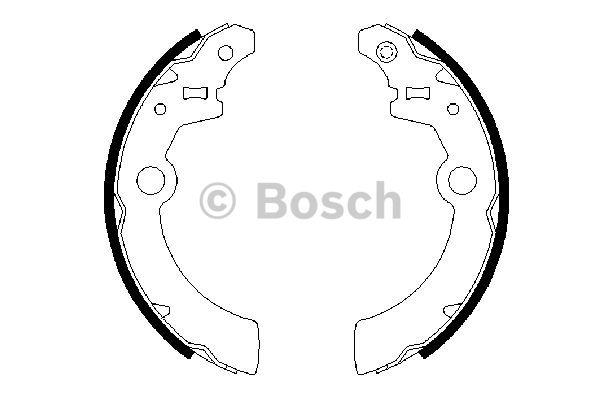 Bosch Brake shoe set – price 78 PLN