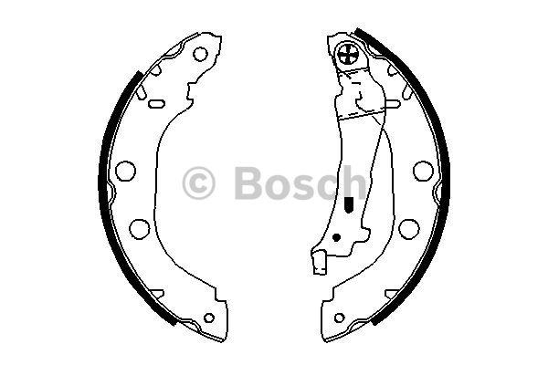 Bosch Brake shoe set – price [object Object] PLN