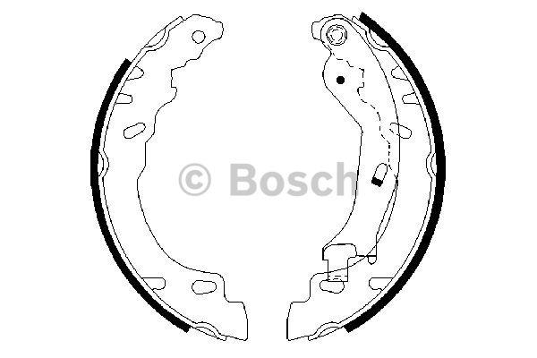Bosch Brake shoe set – price 99 PLN