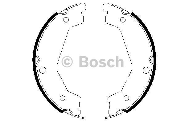 Bosch Handbrake shoes – price [object Object] PLN