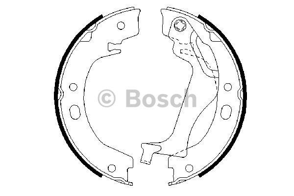 Bosch Handbrake shoes – price [object Object] PLN