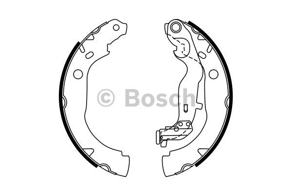 Brake shoe set Bosch 0 986 487 774