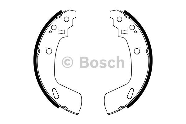 Bosch Brake shoe set – price 112 PLN