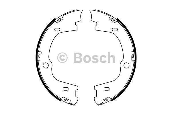 Bosch Brake shoe set – price 162 PLN