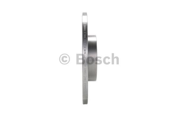 Bosch Unventilated front brake disc – price 95 PLN