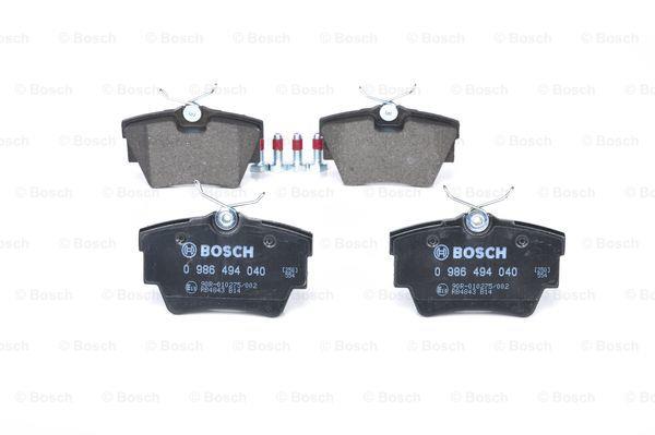 Brake pad set Bosch 0 986 494 040