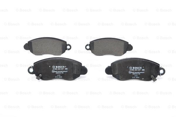 Brake pad set Bosch 0 986 494 047