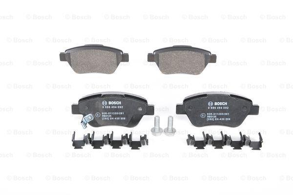 Brake Pad Set, disc brake Bosch 0 986 494 092