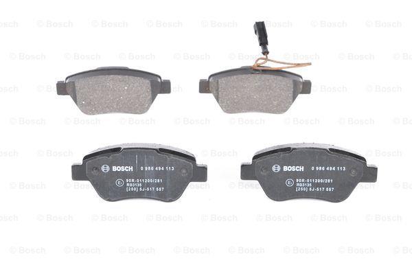 Brake pad set Bosch 0 986 494 113