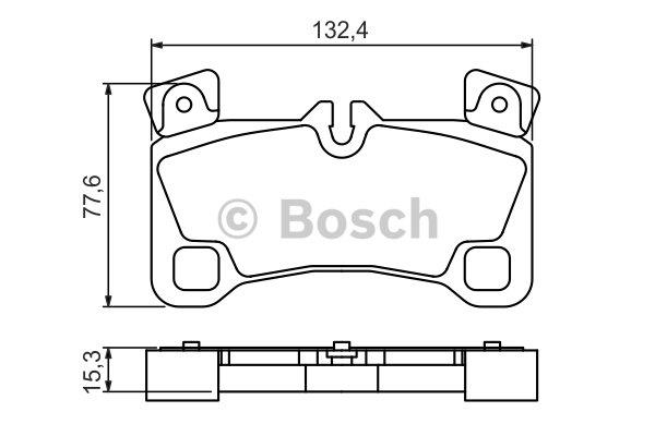 Bosch Brake pad set – price 289 PLN