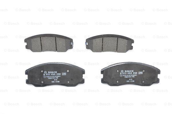 Brake pad set Bosch 0 986 494 250