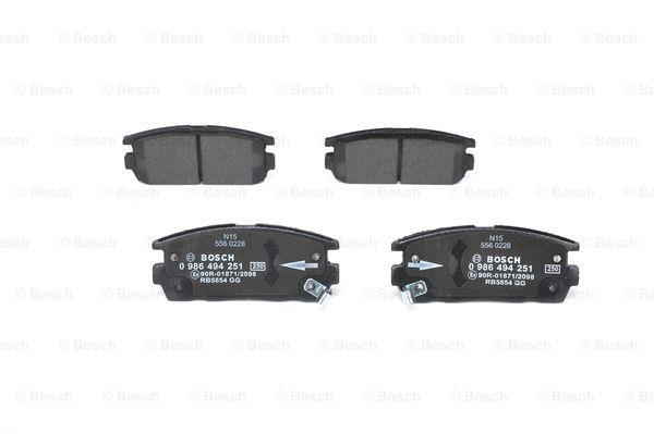 Bosch Brake pad set – price 159 PLN