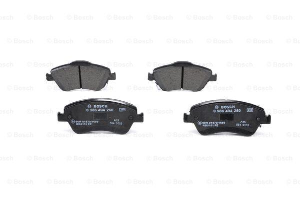 Brake pad set Bosch 0 986 494 260