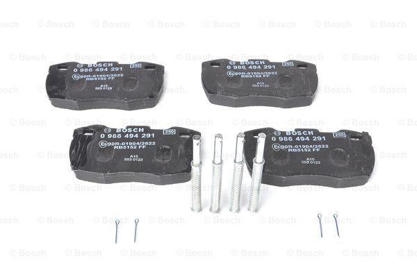 Bosch Brake pad set – price 124 PLN
