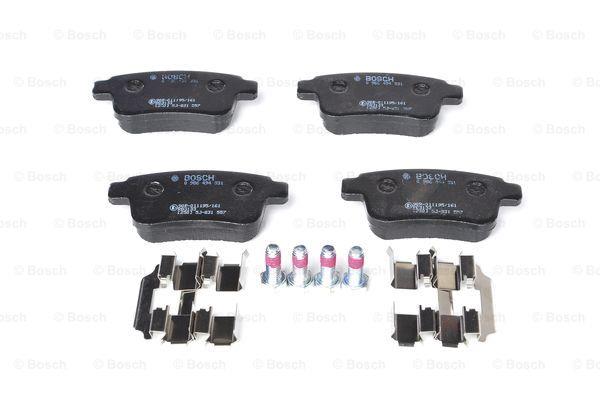 Brake Pad Set, disc brake Bosch 0 986 494 331