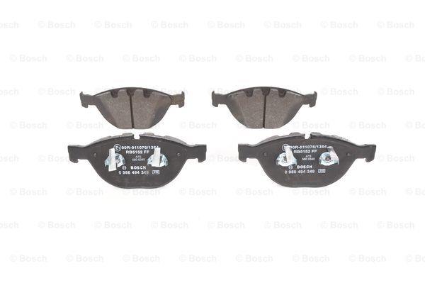 Brake pad set Bosch 0 986 494 349