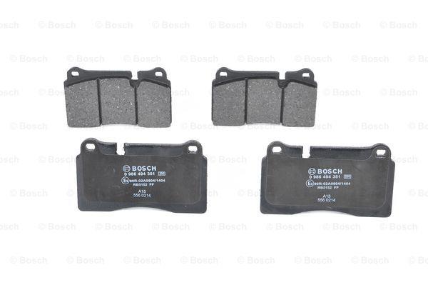 Bosch Brake pad set – price 215 PLN