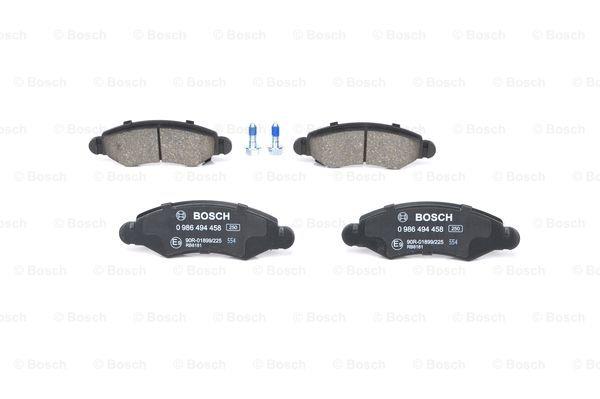 Brake pad set Bosch 0 986 494 458