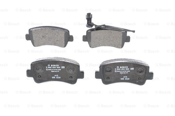 Rear brake pad set Bosch 0 986 494 500