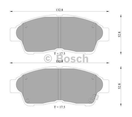 Bosch 0 986 505 962 Brake Pad Set, disc brake 0986505962