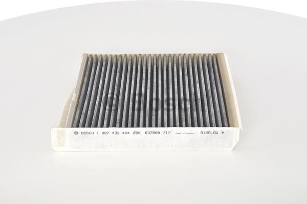 Cabin filter with activated carbon Bosch 1 987 432 464