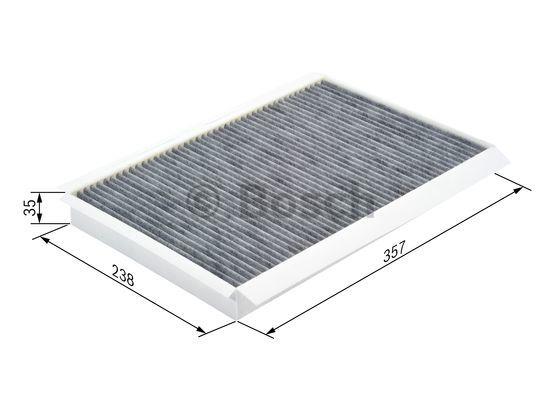 Bosch Cabin filter with activated carbon – price 61 PLN