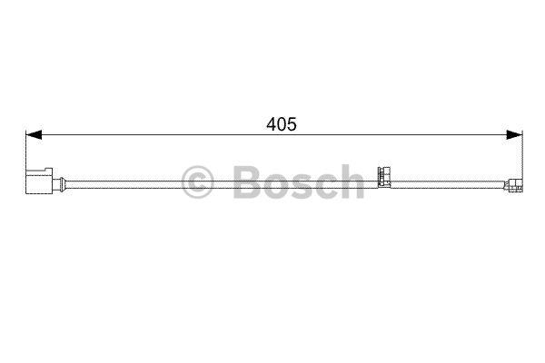 Brake pad wear sensor Bosch 1 987 473 025